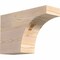 Ekena Millwork Huntington Smooth Rafter Tail, Douglas Fir, 5 1/2"W x 12"H x 18"L RFT06X12X18HUN00SDF - alternate 1